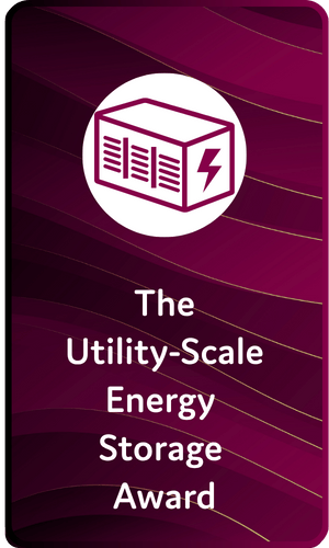 The Utility-Scale Energy Storage Award
